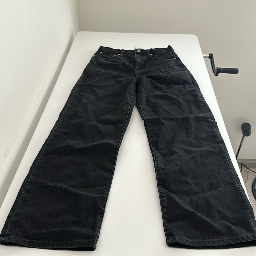 Madewell Slim Wide-leg Crop Jeans